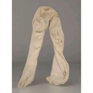 Ivory Scarf Lightweight Shawl Wrap Soft Long Fashion Head Neck 21x70
